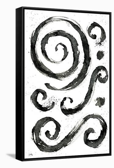 Tribal Swirls IV-Elizabeth Medley-Framed Stretched Canvas