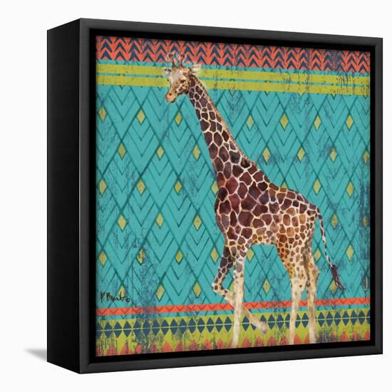 Tribal Trek II-Paul Brent-Framed Stretched Canvas