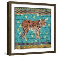 Tribal Trek III-Paul Brent-Framed Art Print