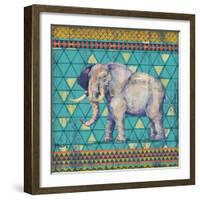 Tribal Trek IV-Paul Brent-Framed Art Print