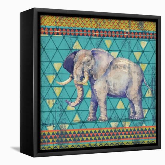 Tribal Trek IV-Paul Brent-Framed Stretched Canvas