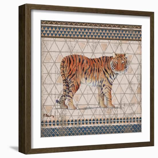 Tribal Trek Neutral III-Paul Brent-Framed Art Print