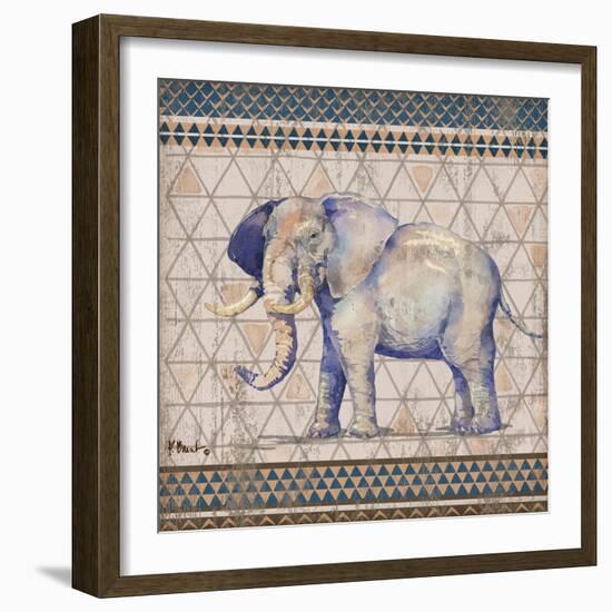 Tribal Trek Neutral IV-Paul Brent-Framed Art Print