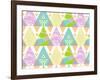 Tribal Triangles-Joanne Paynter Design-Framed Giclee Print