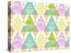 Tribal Triangles-Joanne Paynter Design-Stretched Canvas