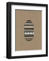 Tribal Vase 2-Natasha Marie-Framed Premium Giclee Print