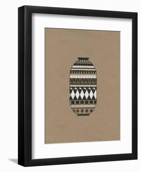 Tribal Vase 2-Natasha Marie-Framed Premium Giclee Print