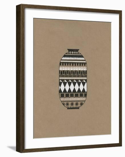 Tribal Vase 2-Natasha Marie-Framed Giclee Print