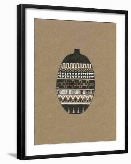 Tribal Vase 3-Natasha Marie-Framed Giclee Print