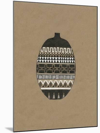 Tribal Vase 3-Natasha Marie-Mounted Giclee Print