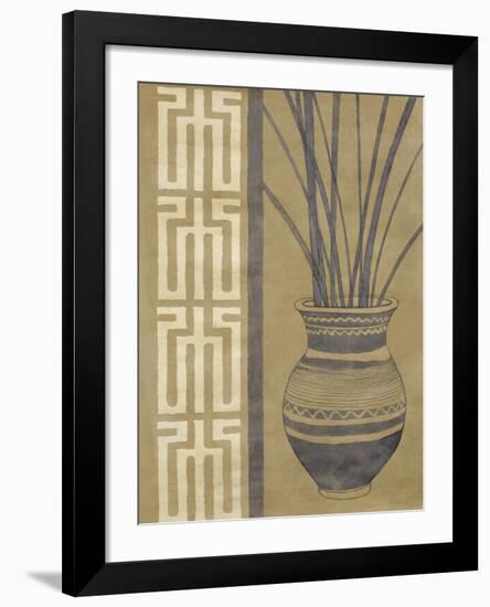 Tribal Vase-Dominique Gaudin-Framed Art Print