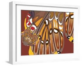 Tribal Wara-Belen Mena-Framed Giclee Print