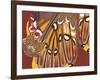 Tribal Wara-Belen Mena-Framed Giclee Print