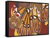 Tribal Wara-Belen Mena-Framed Stretched Canvas