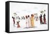 Tribal Wedding-Judy Mastrangelo-Framed Stretched Canvas