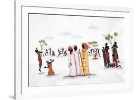 Tribal Wedding-Judy Mastrangelo-Framed Giclee Print
