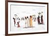 Tribal Wedding-Judy Mastrangelo-Framed Giclee Print