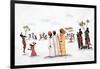 Tribal Wedding-Judy Mastrangelo-Framed Giclee Print