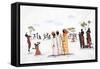 Tribal Wedding-Judy Mastrangelo-Framed Stretched Canvas