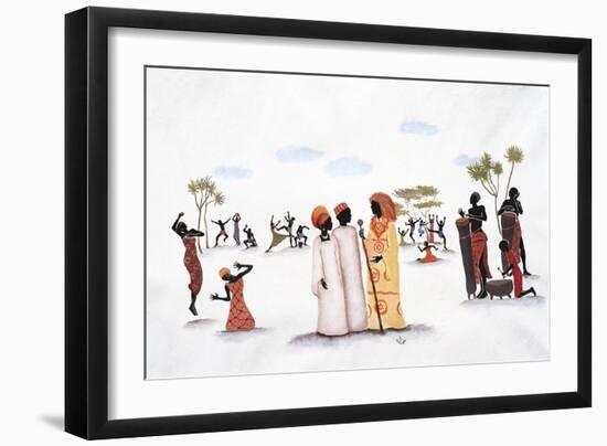 Tribal Wedding-Judy Mastrangelo-Framed Giclee Print