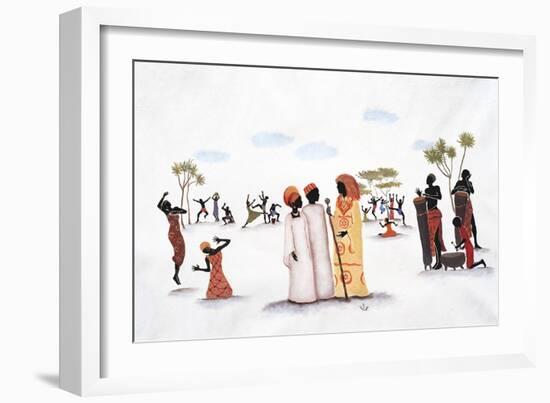 Tribal Wedding-Judy Mastrangelo-Framed Giclee Print