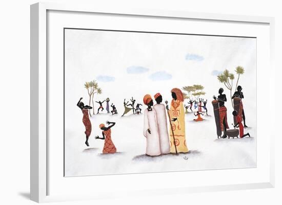Tribal Wedding-Judy Mastrangelo-Framed Giclee Print
