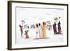 Tribal Wedding-Judy Mastrangelo-Framed Giclee Print