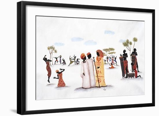 Tribal Wedding-Judy Mastrangelo-Framed Giclee Print