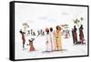 Tribal Wedding-Judy Mastrangelo-Framed Stretched Canvas