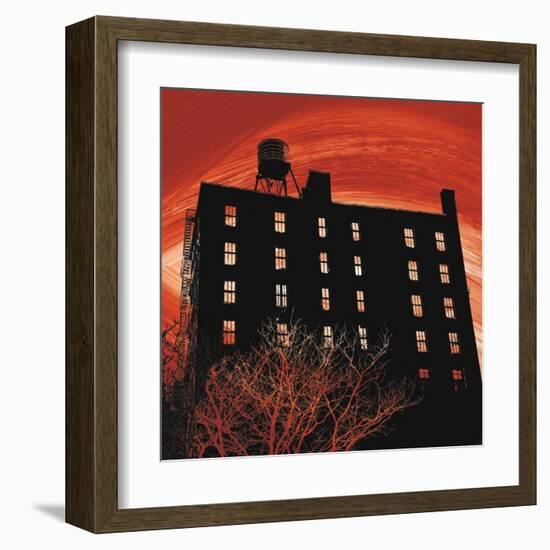 Tribeca Twilight-Erin Clark-Framed Art Print