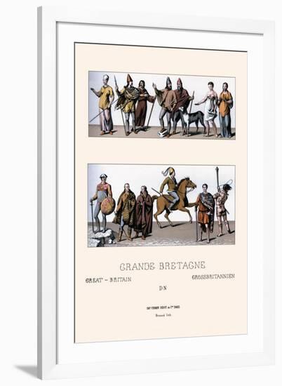 Tribes of Great Britain-Racinet-Framed Art Print