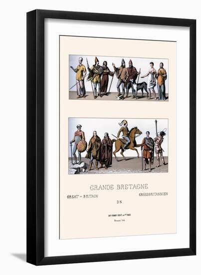 Tribes of Great Britain-Racinet-Framed Art Print