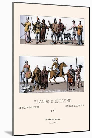 Tribes of Great Britain-Racinet-Mounted Art Print