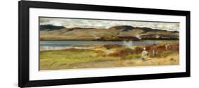 Tribesmen by Lake Tarawera, Near Rotorua, New Zealand-Girolamo Pieri Nerli-Framed Giclee Print