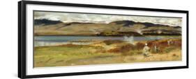 Tribesmen by Lake Tarawera, Near Rotorua, New Zealand-Girolamo Pieri Nerli-Framed Giclee Print