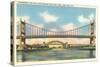 Triborough and Hell Gate Bridges, New York City-null-Stretched Canvas