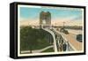 Triborough Bridge Connecting Manhattan, Bronx and Queens, New York-null-Framed Stretched Canvas