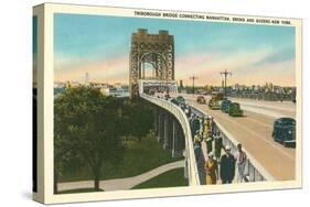 Triborough Bridge Connecting Manhattan, Bronx and Queens, New York-null-Stretched Canvas