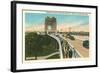 Triborough Bridge Connecting Manhattan, Bronx and Queens, New York-null-Framed Art Print