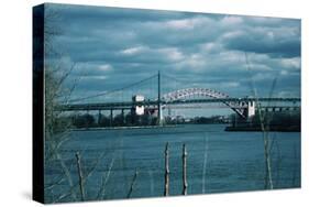 Triborough Bridge New York City-null-Stretched Canvas