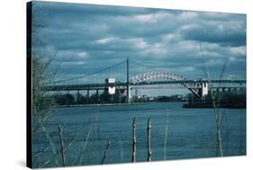 Triborough Bridge New York City-null-Stretched Canvas