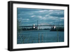 Triborough Bridge New York City-null-Framed Photo