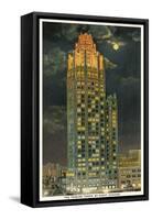 Tribune Tower by Night, Chicago, Illinois-null-Framed Stretched Canvas