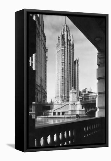 Tribune Tower, Chicago-null-Framed Stretched Canvas