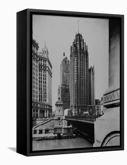 Tribune Tower-null-Framed Stretched Canvas