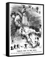 Tribute Dew to Ben Nevis, 1883-Harry Furniss-Framed Stretched Canvas