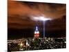 "Tribute in Light" Illuminates the Sky Over Manhattan-null-Mounted Photographic Print