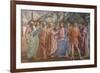 Tribute Money, 1425-27-Masaccio-Framed Art Print