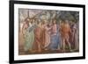 Tribute Money, 1425-27-Masaccio-Framed Art Print