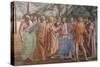 Tribute Money, 1425-27-Masaccio-Stretched Canvas